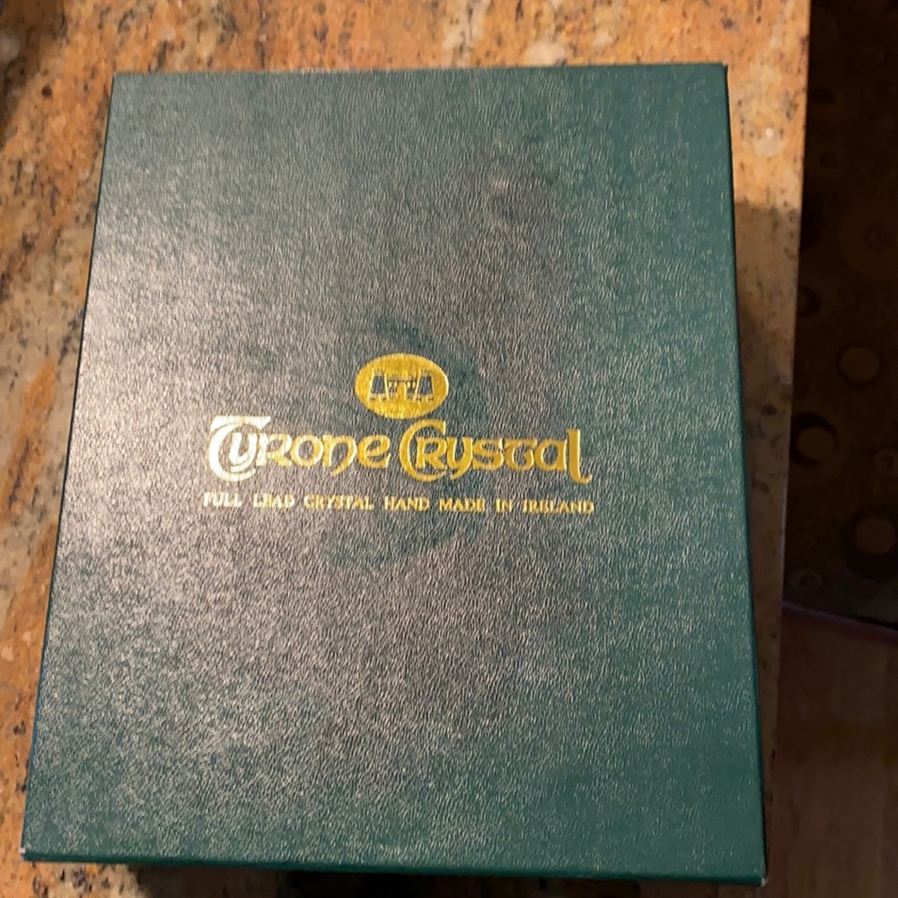 Tyrone lead crystal champagne glasses